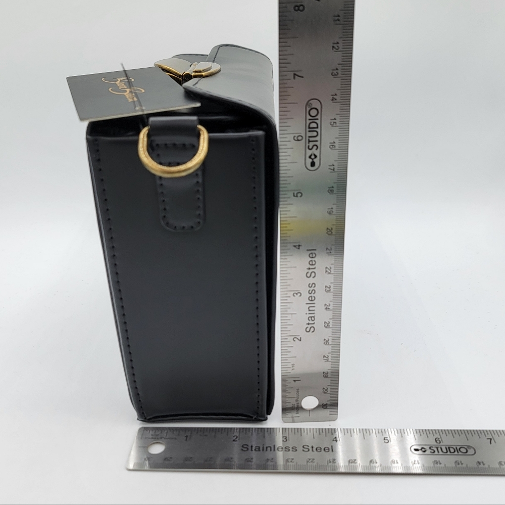 Beara Beara Black Ishie Box Handbag NEW #2933 - Picture 4 of 11